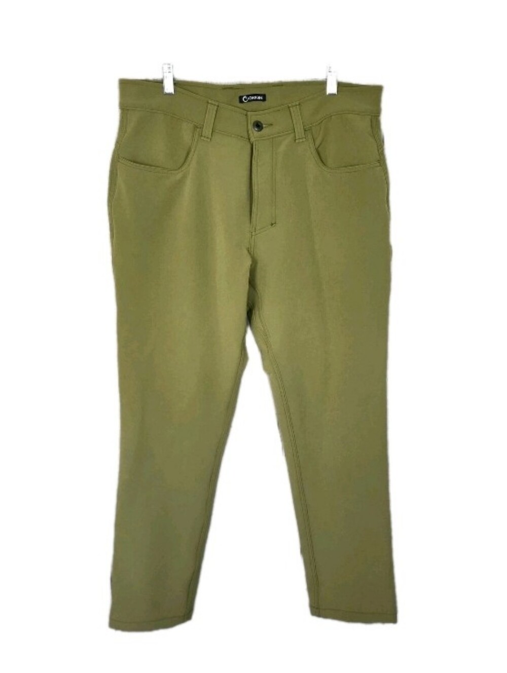 Origin USA Moab Stretch Canvas Straight Leg Pants Mens Size 36x32 Moss Green